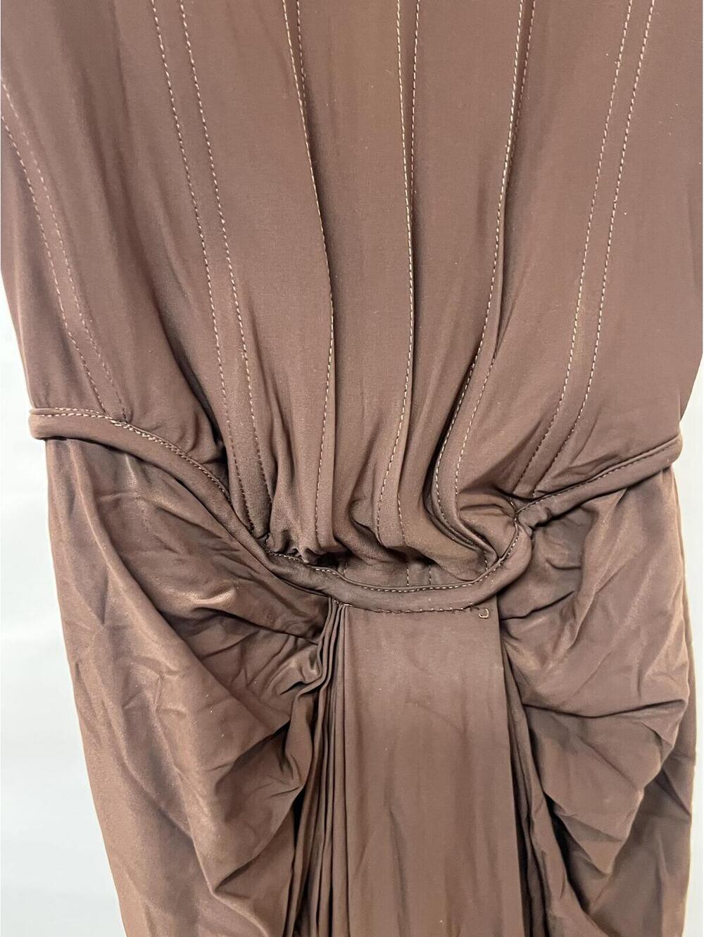 Deme by Gabriella Pearl Gown in Dark Brown - Picture 4 of 9